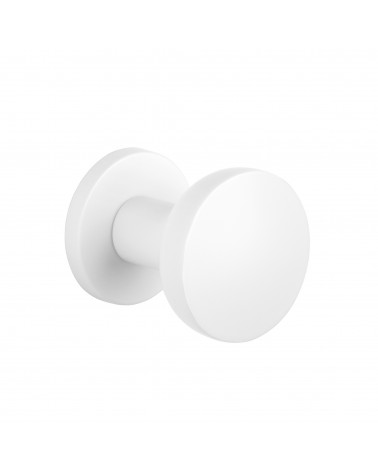 Botão de porta Branco MESA Redondo móvel - puxador design