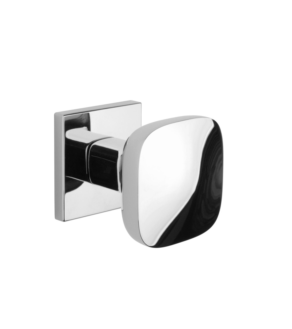 Botão de porta preto KIAMA quadrado - puxador design