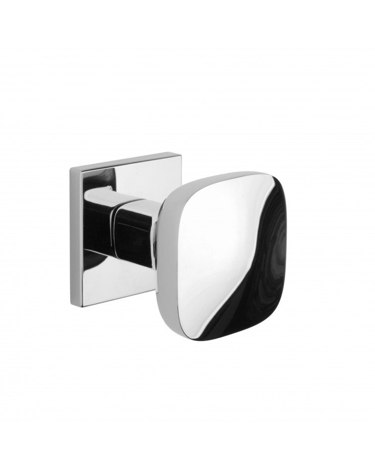 Botão de porta preto KIAMA quadrado - puxador design