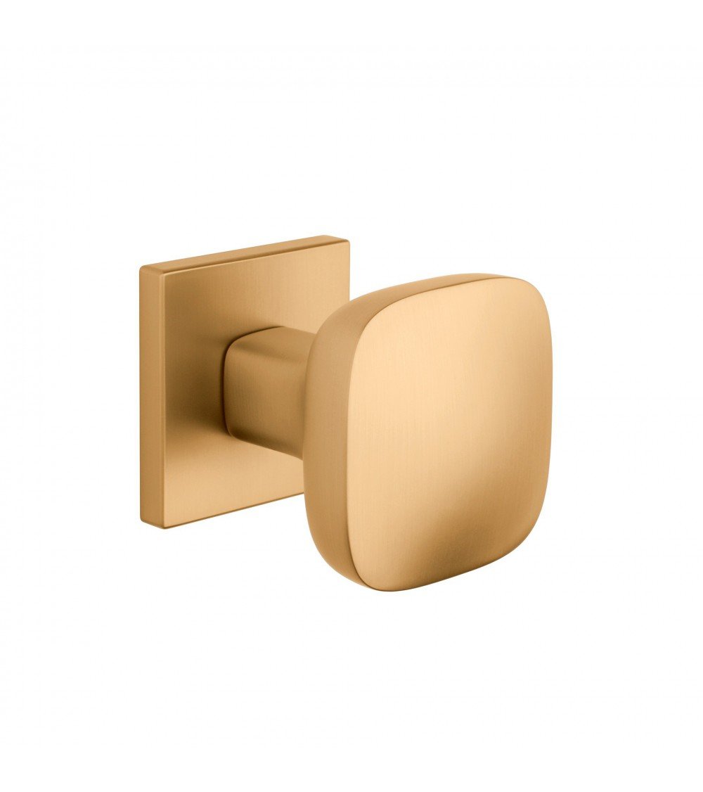 Botão de porta preto KIAMA quadrado - puxador design