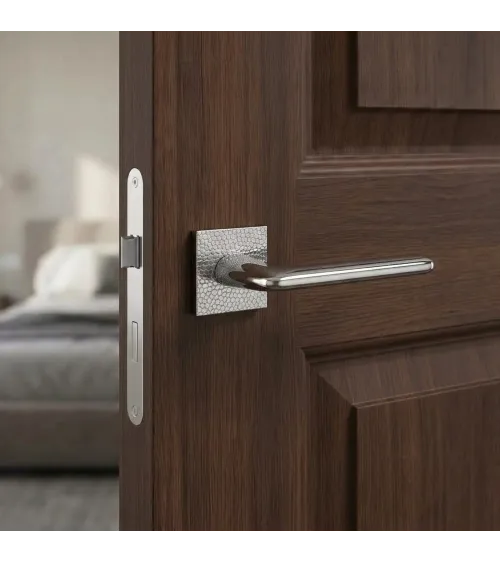 Puxador de porta cromado brilhante TUPAI 4165-T1 puxador design
