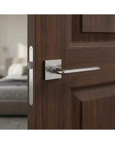 Puxador de Porta Cromo Brilhante Espelhado - Modelo TUPAI 4165-T1