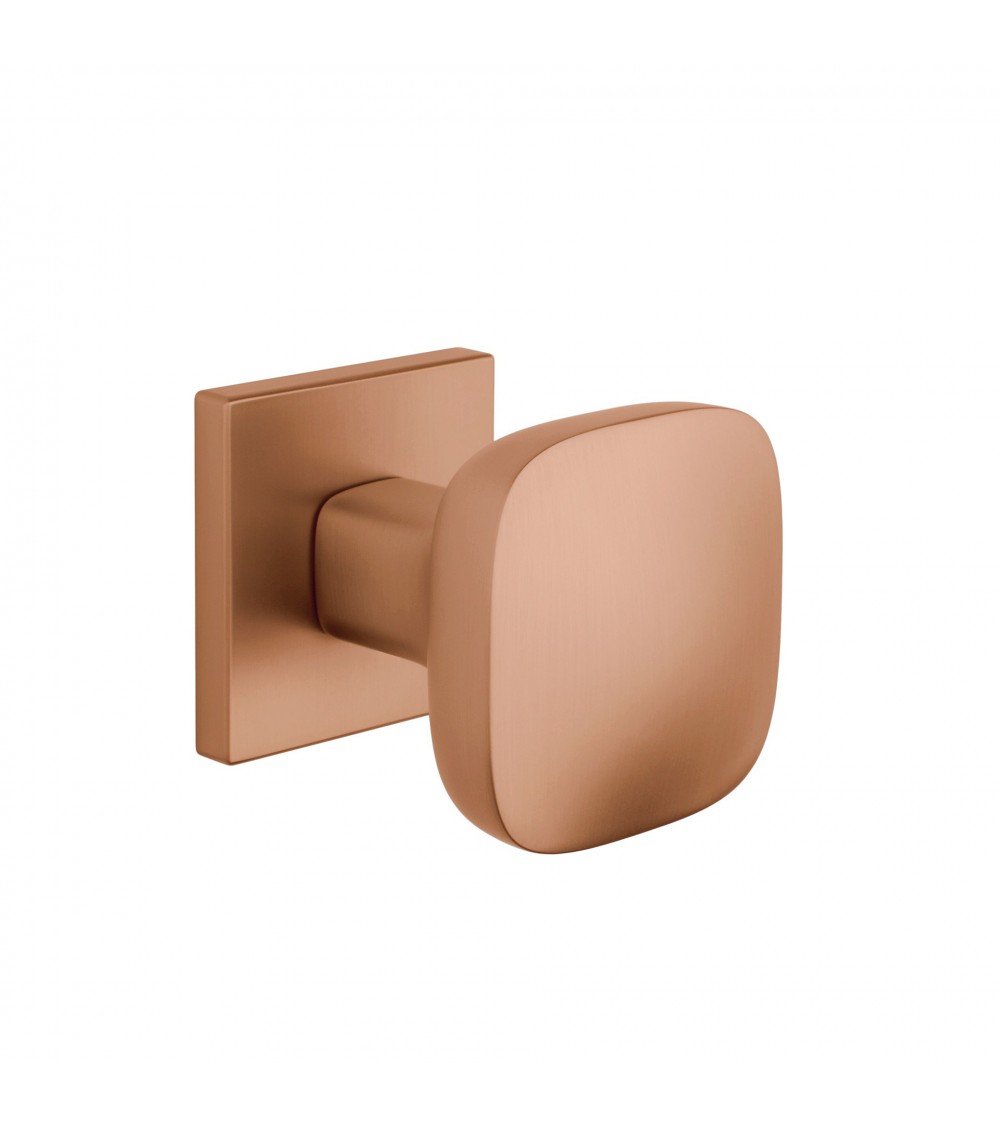 Botão de porta preto KIAMA quadrado - puxador design
