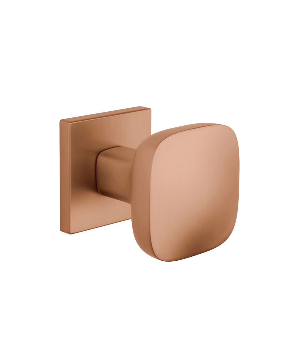 Botão de porta preto KIAMA quadrado - puxador design