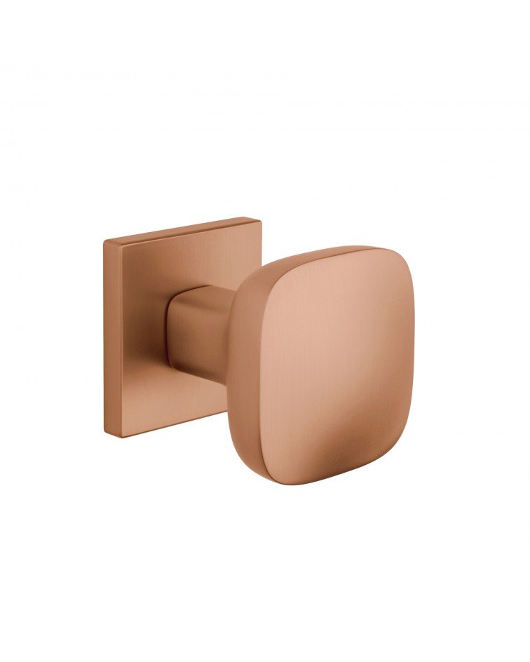 Botão de porta preto KIAMA quadrado - puxador design