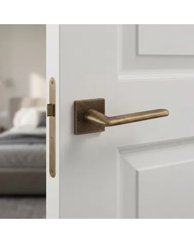 Puxador de Porta Pátina Antiga Mate com visual refinado - TUPAI 4165-T2