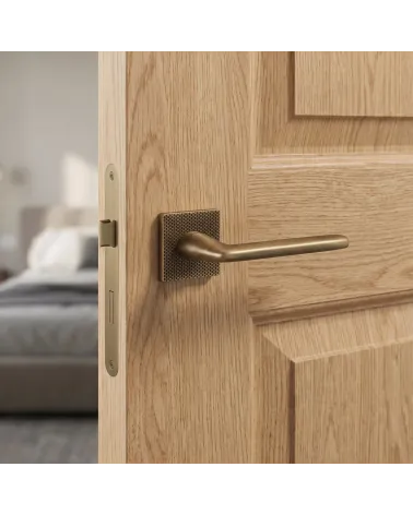 Puxador de Porta Pátina Antiga Mate com visual refinado - TUPAI 4165-T2