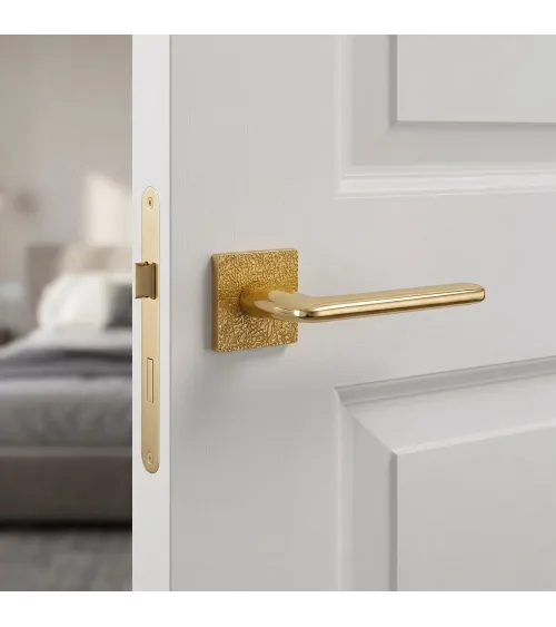 Puxador de porta dourado polido TUPAI 4165-T3 design