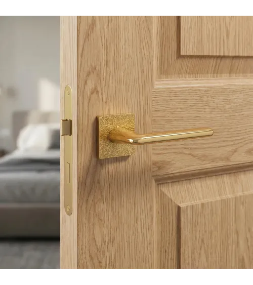 Puxador de porta dourado polido TUPAI 4165-T3 design