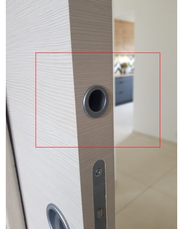 Puxador de dedo para porta deslizante Mandelli Itália - puxador design