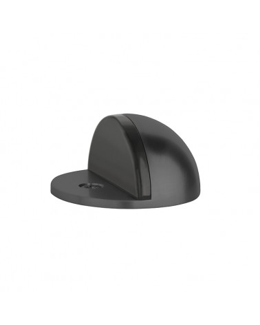 Batente de porta preto DS21, para chão - puxador design