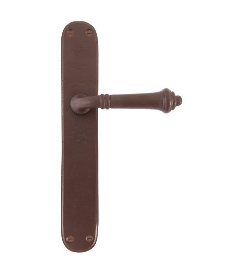 Puxador de porta preto em ferro 287 - ferragens design