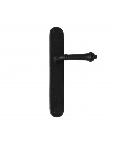 Puxador de porta preto em ferro 287 - ferragens design