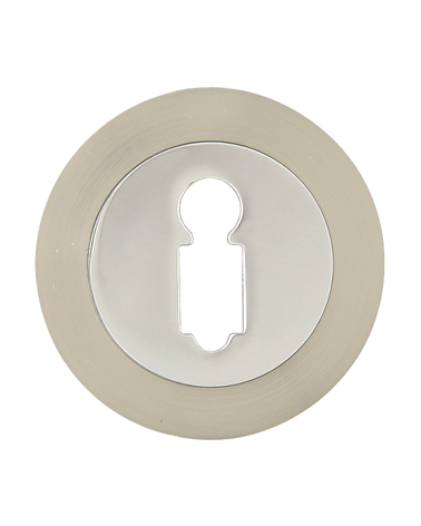 Roseta Domino 950 com chave L - ferragens decorativas