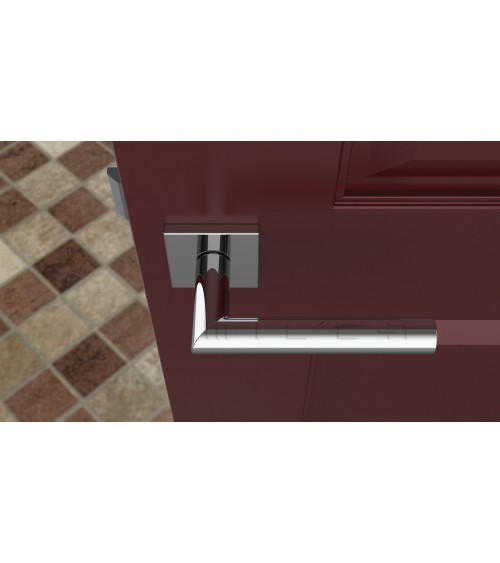 Puxador de porta cromado polido ARABIS puxador design