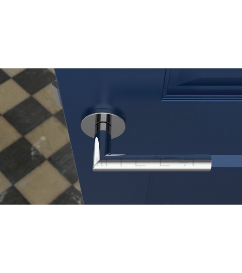 Puxador de porta cor cromado polido ARABIS puxador design