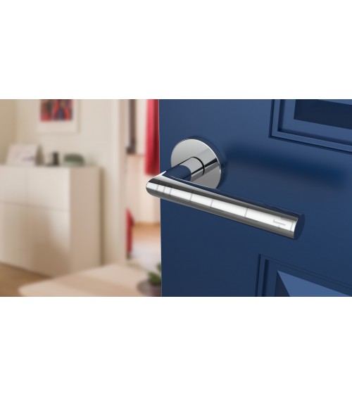 Puxador de porta cor cromado polido ARABIS puxador design