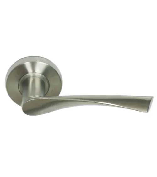Poignée de porte St Macaire en inox brossé mat