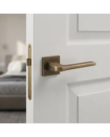 Puxador de porta pátina antiga mate TUPAI 4007-T2 - Millapoignées