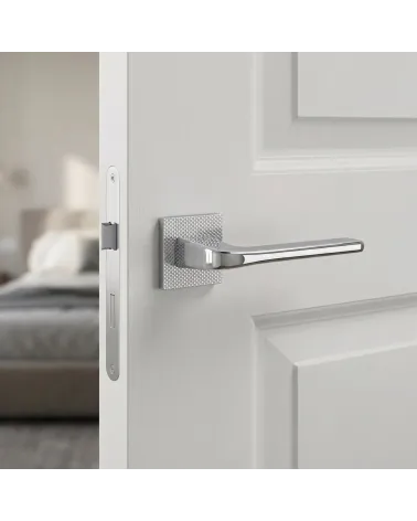 Puxador de Porta Quadrado com design cativante - Modelo 4007-T2