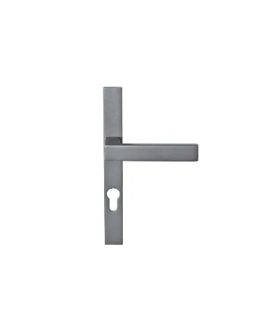 Puxador para perfil estreito alu/PVC aspeto inox em espelho 26 mm | MILLAPUXADORES