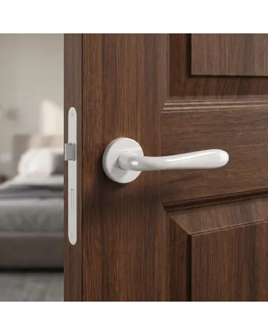 Puxador de Porta Branco Simples e Intemporal - Modelo TUPAI 294