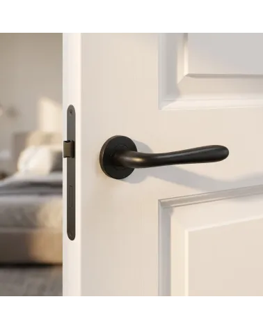 Puxador de Porta Preto Refinado e Polivalente - Modelo TUPAI 294