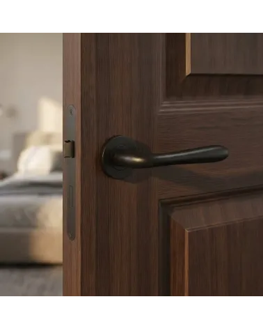Puxador de Porta Preto Refinado e Polivalente - Modelo TUPAI 294