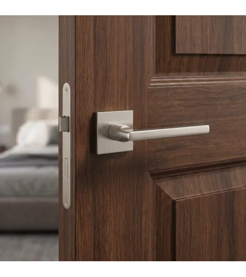 Puxador de porta níquel escovado SIRA design