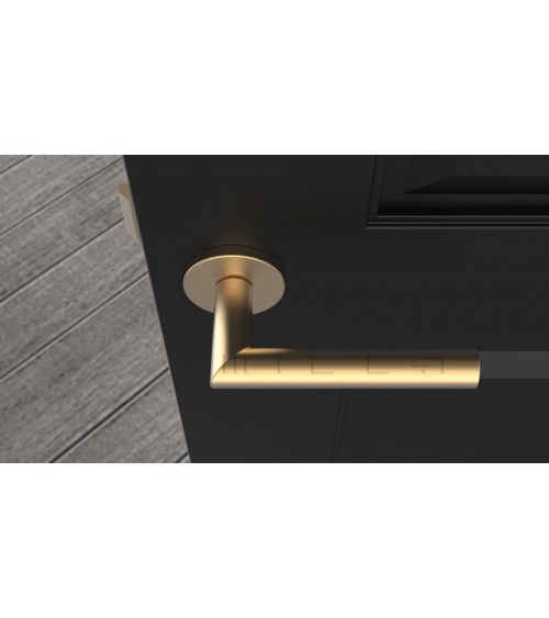 Puxador de porta cor dourado mate ARABIS puxador design