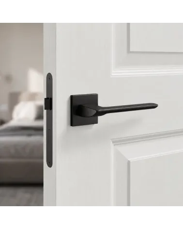 Puxador de Porta Preto Elegante e Ousado - Modelo ASTRA