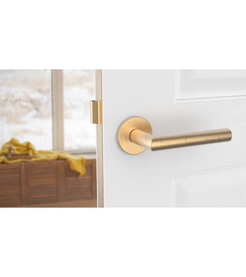 Puxador de porta cor dourado mate ARABIS puxador design