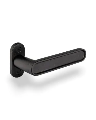 Puxador de porta em ferro preto