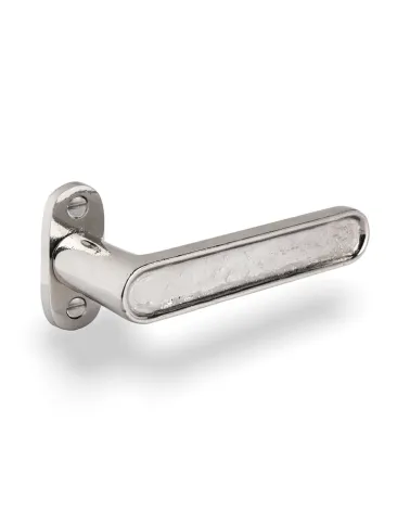Puxador de porta em ferro preto