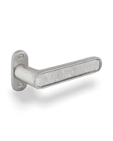 Puxador de porta em ferro preto