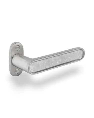 Puxador de porta em ferro preto