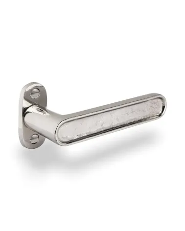 Puxador de porta em ferro preto