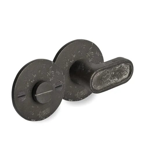 Conjunto para WC com acabamento em metal bruto