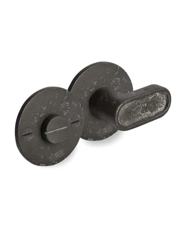 Conjunto para WC com acabamento em metal bruto
