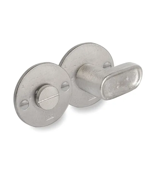 Conjunto para WC com acabamento em metal bruto