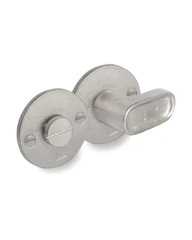 Conjunto para WC com acabamento em metal bruto