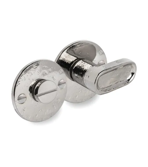 Conjunto para WC com acabamento em metal bruto