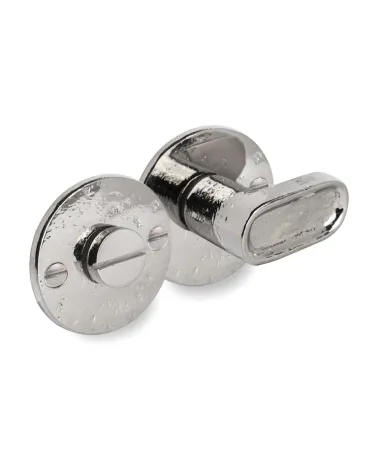 Conjunto para WC com acabamento em metal bruto