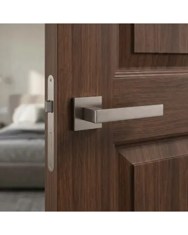 Puxador de Porta Titânio com brilho suave - Modelo TUPAI 2275