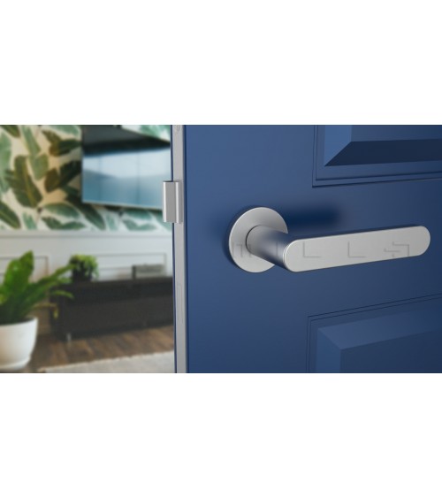 Puxador de porta cromado acetinado ALORA puxador design