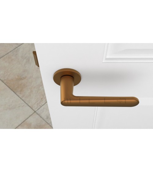 Maçaneta de porta em cobre ARIA maçaneta design