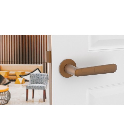 Maçaneta de porta em cobre ARIA maçaneta design