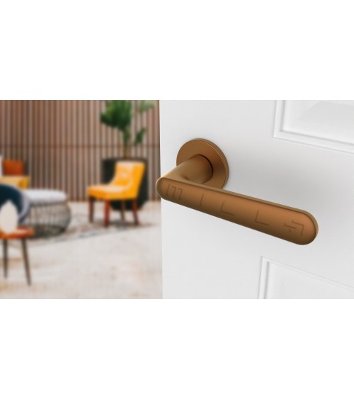 Maçaneta de porta em cobre ARIA maçaneta design