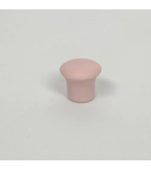 Botão de móvel em porcelana mate rosa-pálido, tamanho XS – Anne Black