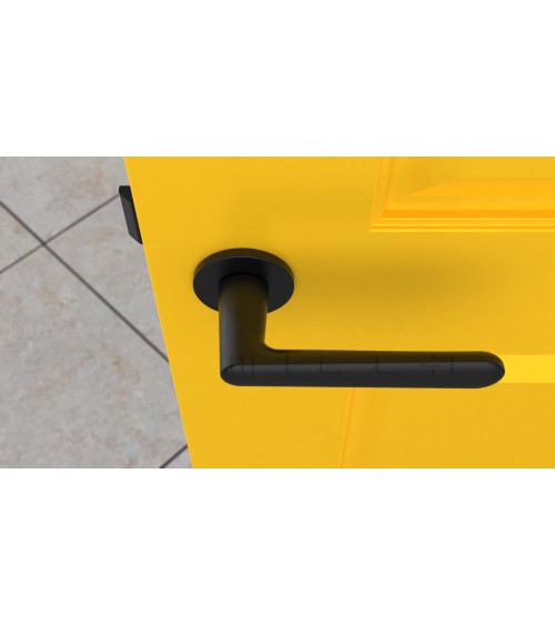 Puxador de porta preto mate ARIA puxador design